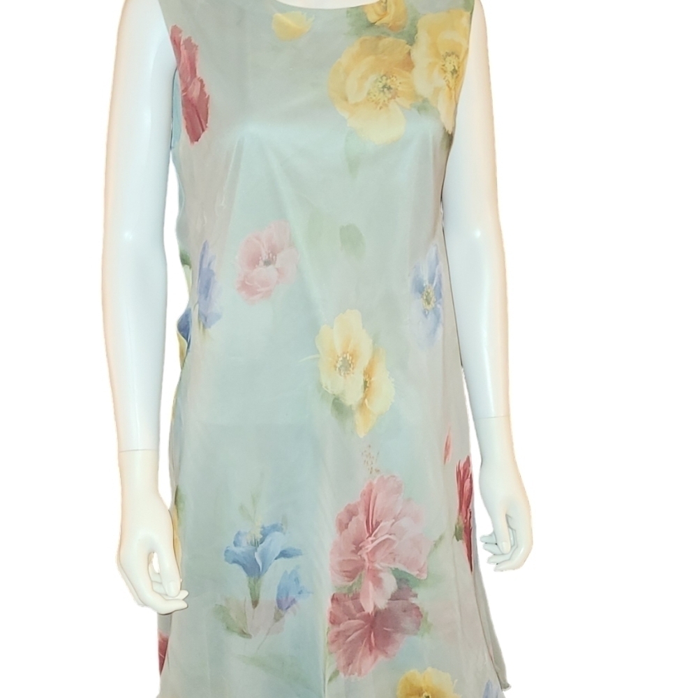 Cattiva Dress and Bolero Floral Print Blue 8
